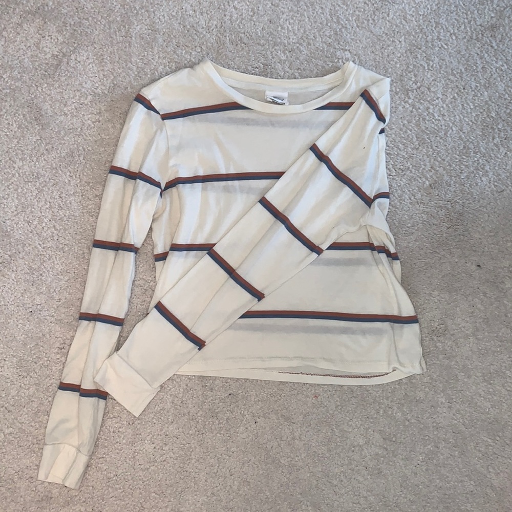 Striped lounge tee